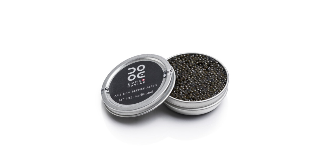 Oona Caviar tin open