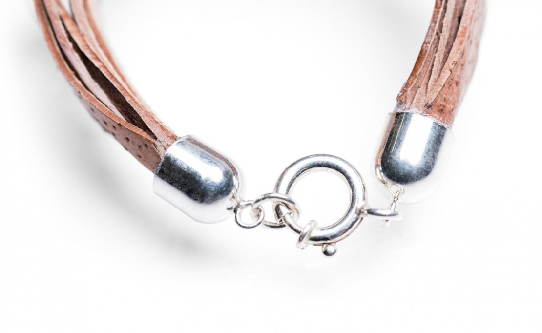 Fermeture Esturgeon Bracelet en cuir sans perles