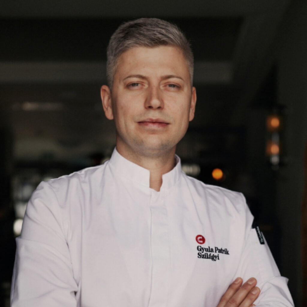 Patrick Szilagyi, chef du Cambrian à Adelboden et Oona Caviar Friend of the Brand